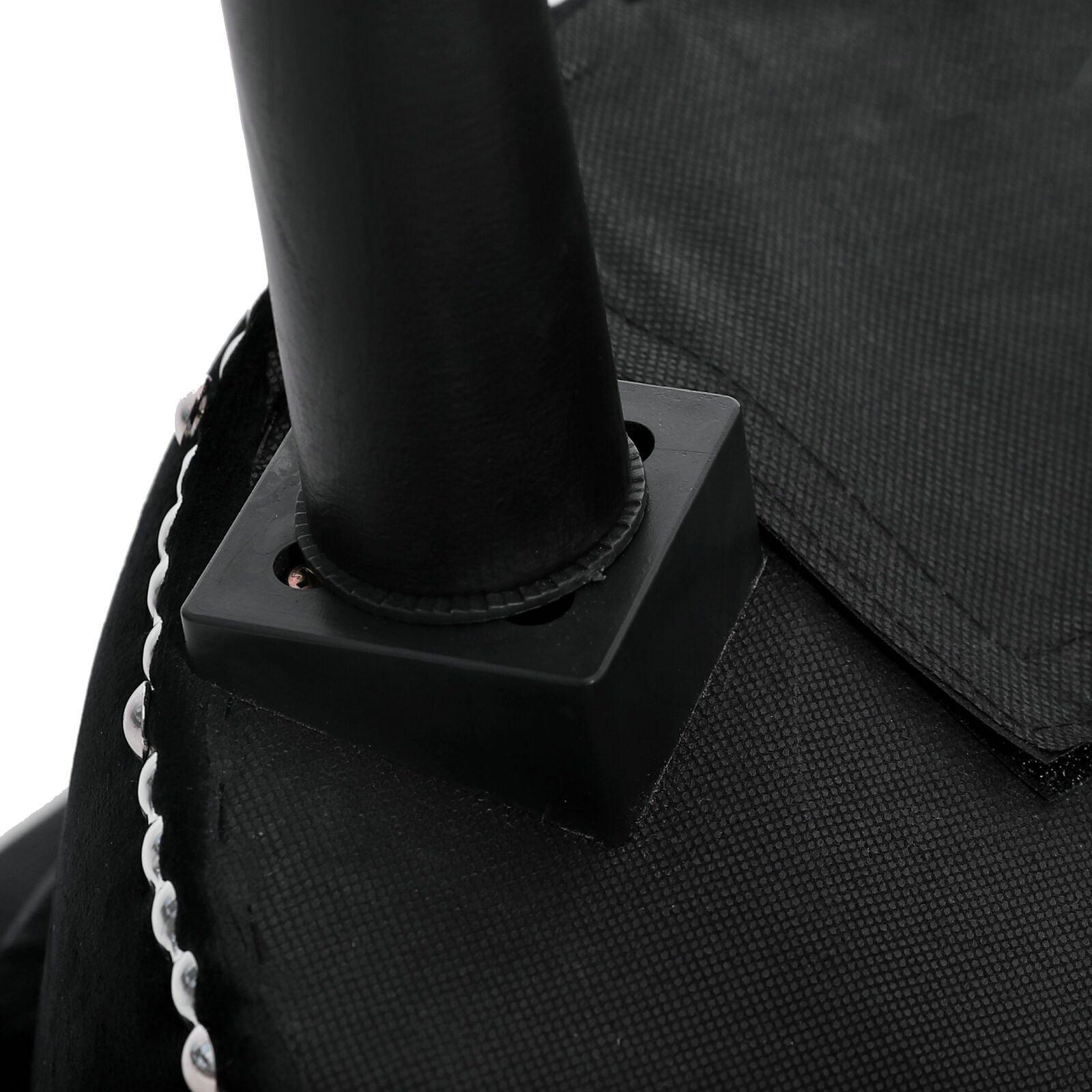 Tabouret de maquillage VEIKOUS avec dossier bas et pieds en bois - 17,3 x 15,7 x 25,1