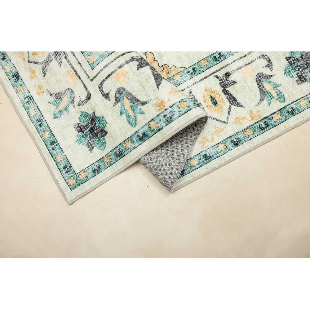 Tapis abstrait moderne vintage