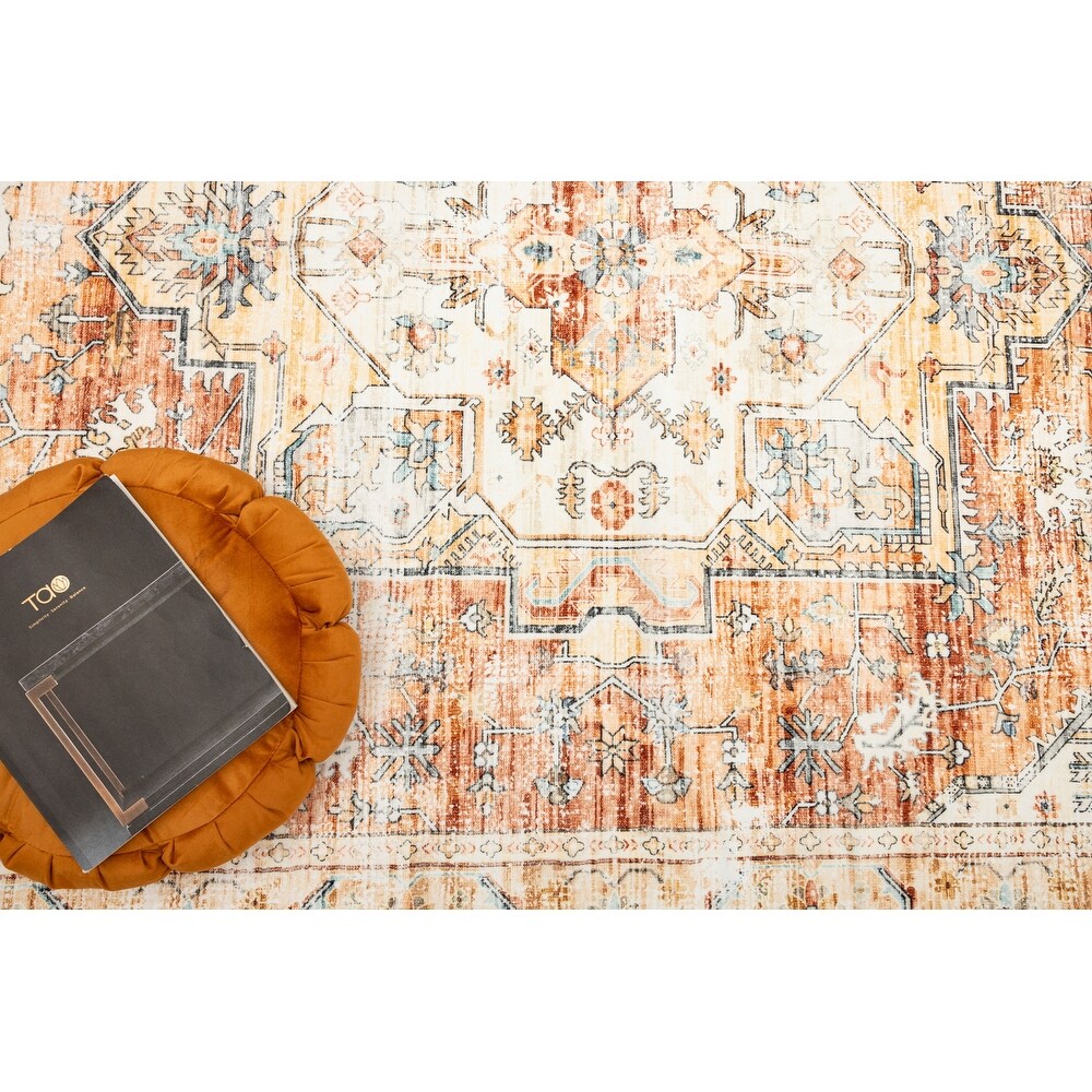 Tapis abstrait moderne vintage