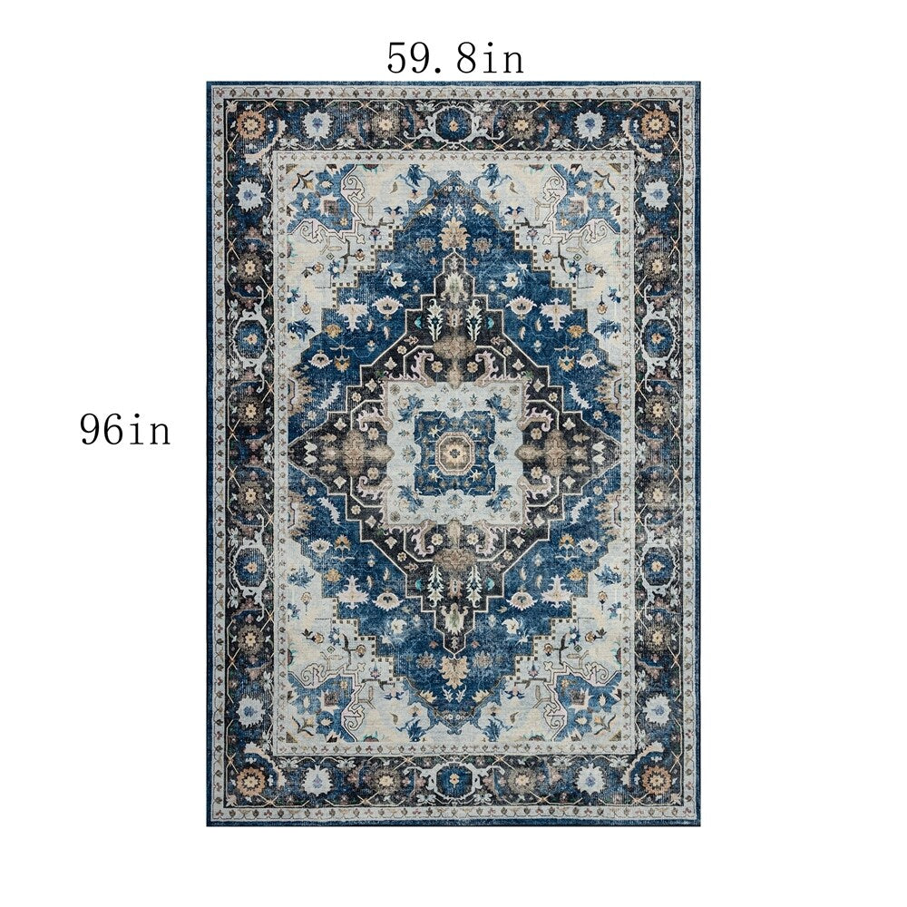 Tapis abstrait moderne vintage