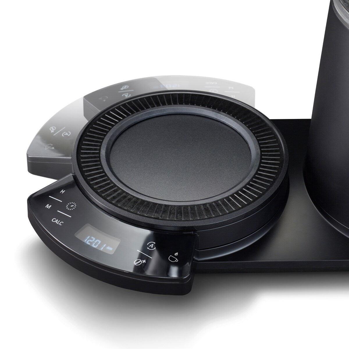 Cafetière filtre Vision Luxe 12 tasses avec tableau de bord rotatif