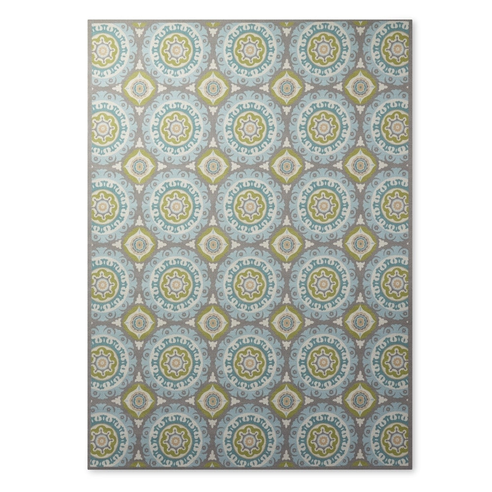 Tapis médaillon bohème d'intérieur et d'extérieur Waverly Sun N' Shade