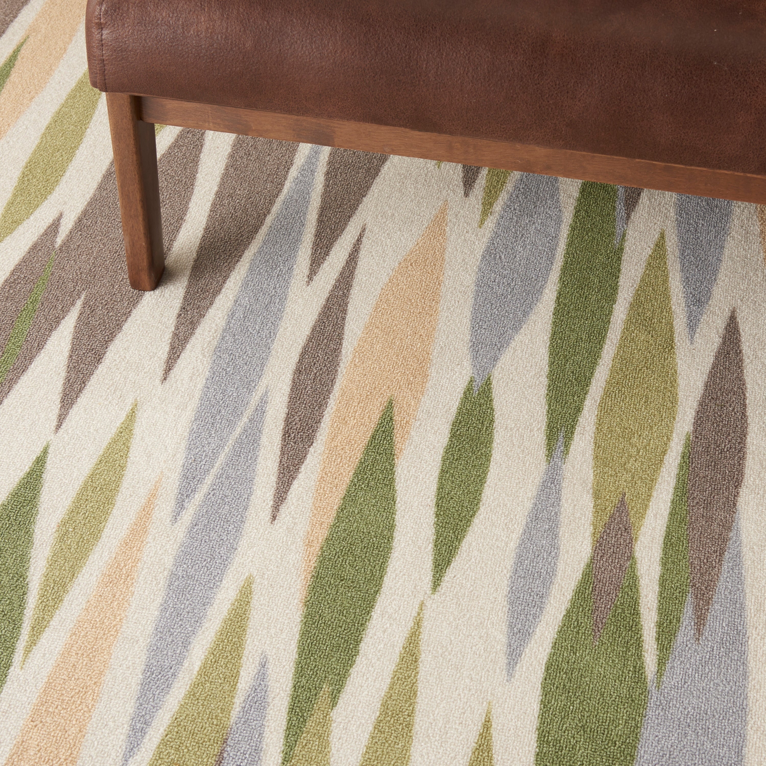 Tapis d'intérieur et d'extérieur moderne et abstrait Waverly Sun N' Shade