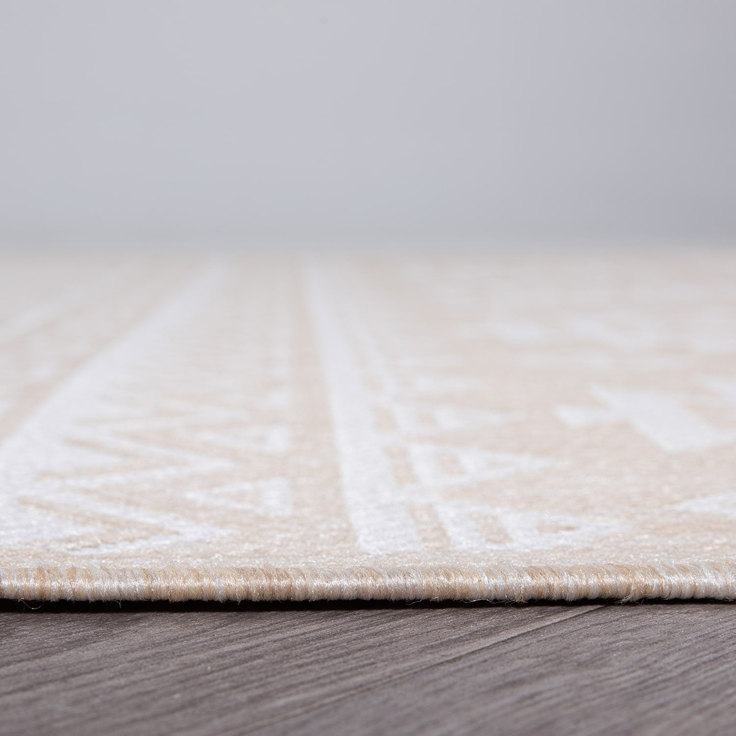 Tapis d'intérieur/extérieur texturé à motif géométrique bohème vieilli World Rug Gallery