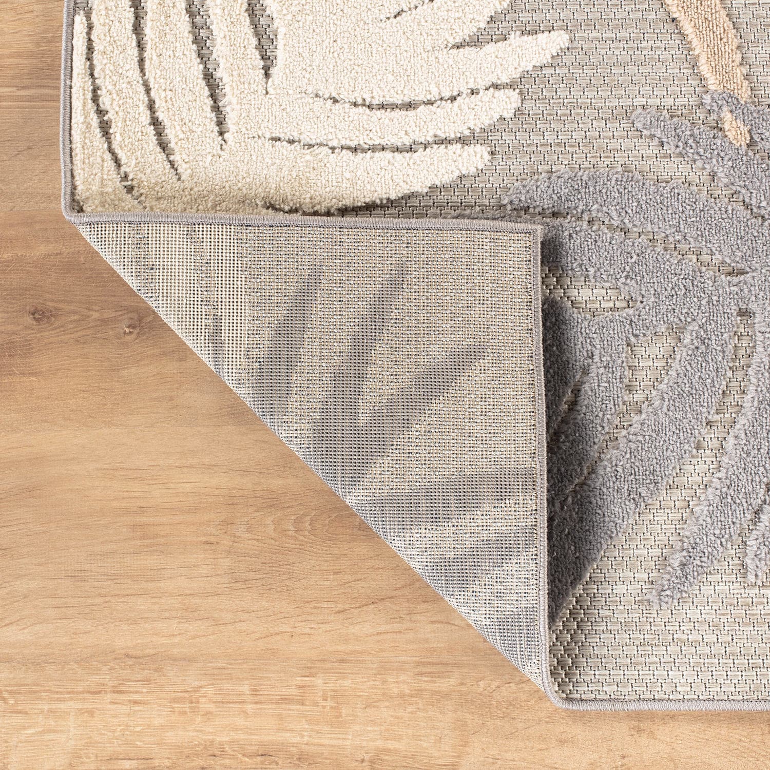 Tapis d'intérieur/extérieur moderne à motif floral tropical World Rug Gallery