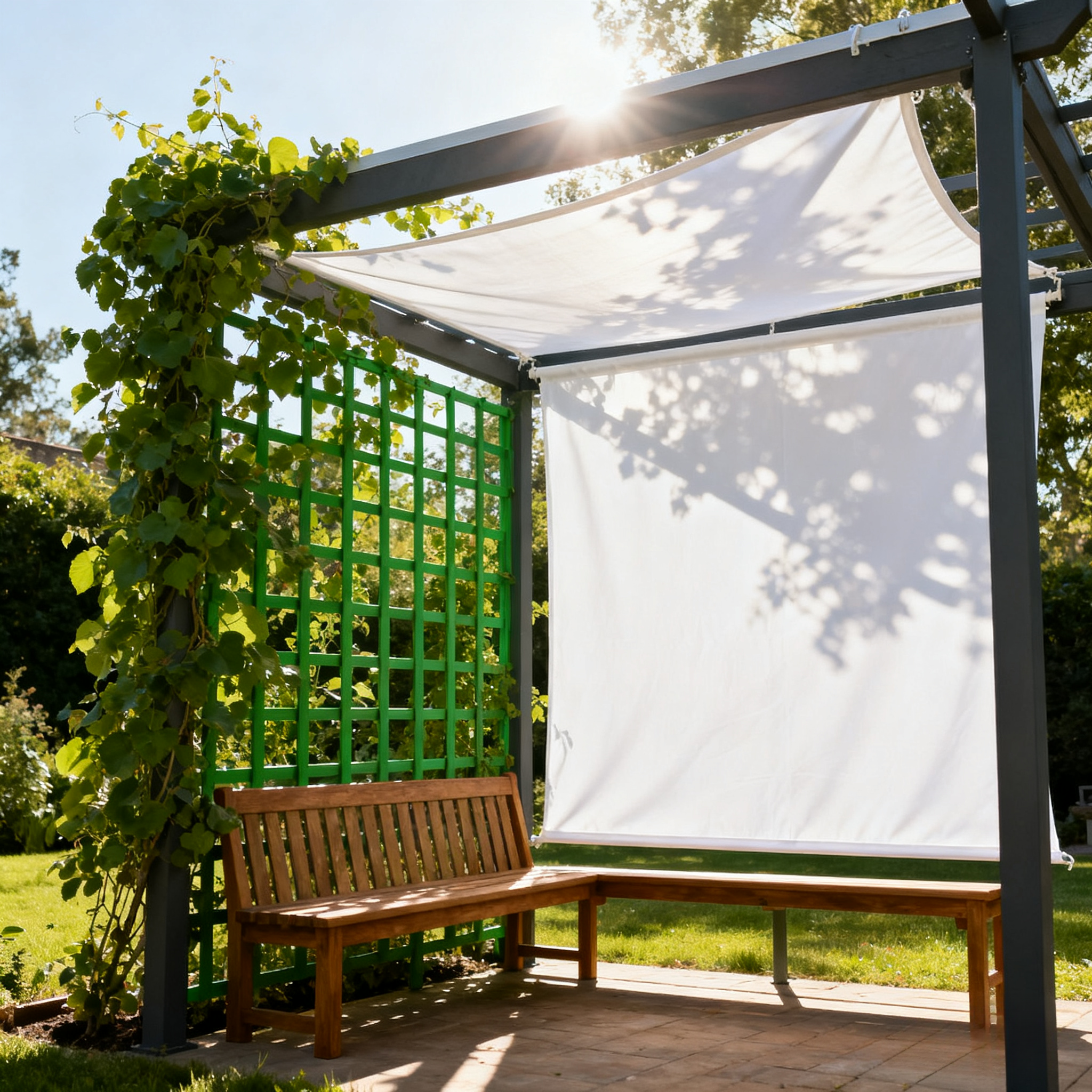 Outdoor shades and structures