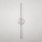 Applique murale linéaire moderne à 1 ampoule, noire/dorée/nickel, à LED, à intensité variable, pour salle de bain