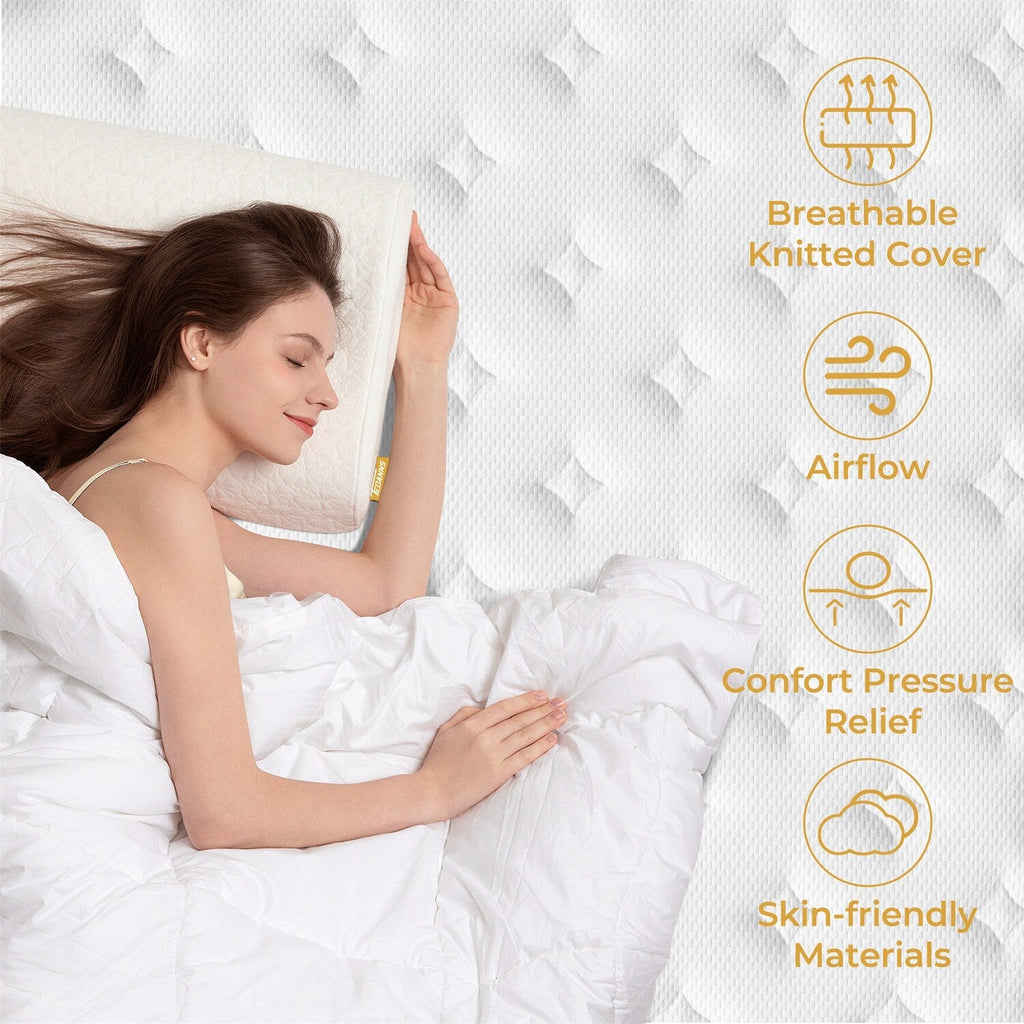 Matelas hybride en mousse à mémoire de forme et à ressorts de 10 pouces