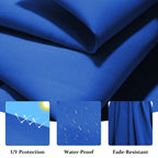 Parasol déporté suspendu à manivelle en acier de 10 pieds