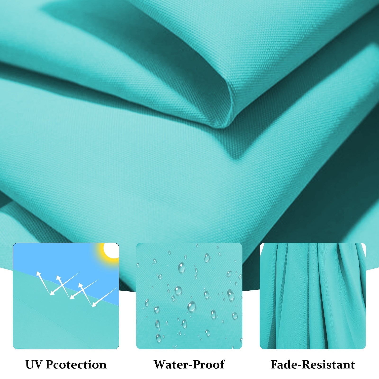 Parasol déporté suspendu à manivelle en acier de 10 pieds