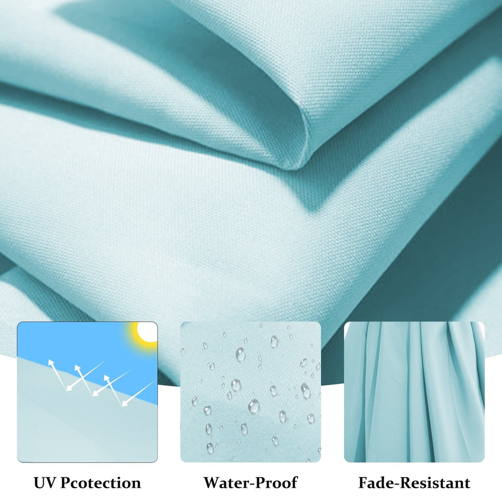 Parasol déporté suspendu à manivelle en acier de 10 pieds