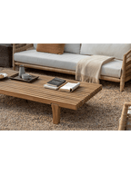Table basse de clôture d'extérieur