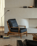 Fauteuil de salon en cuir René