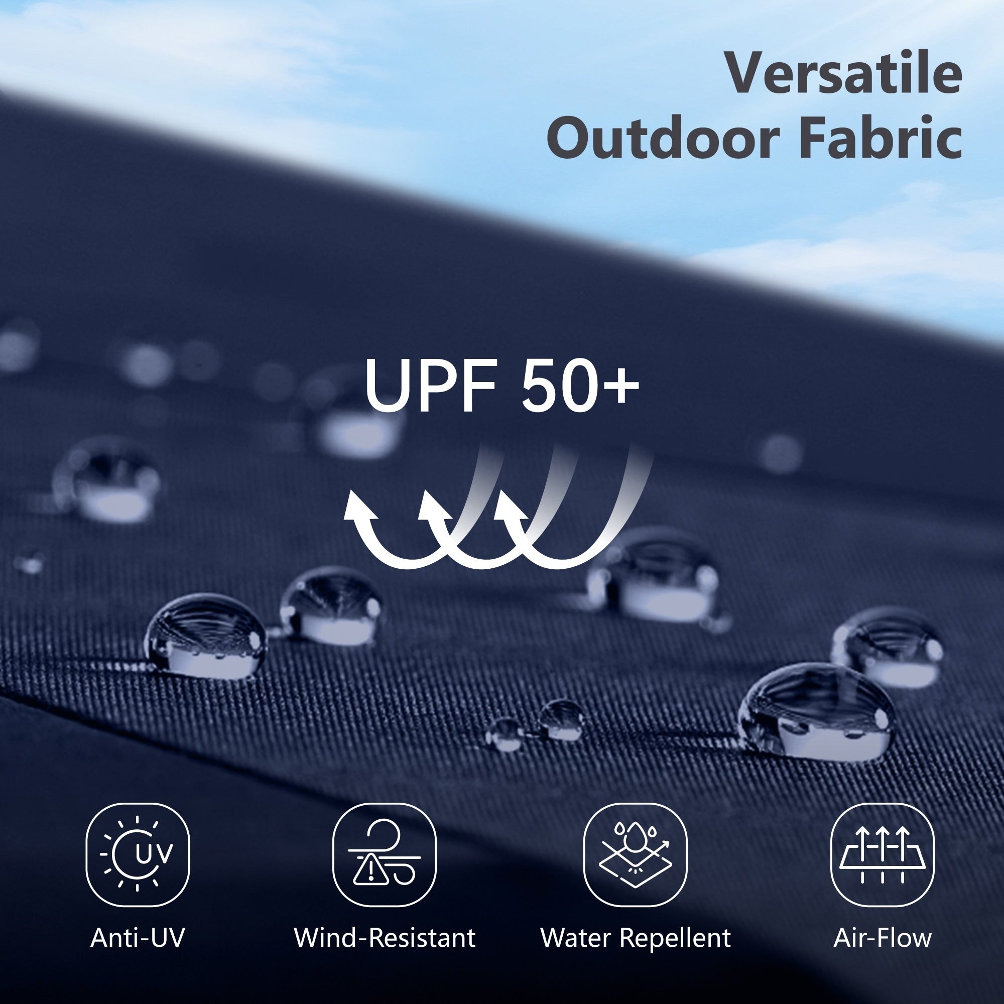 Parasol de patio double face MAISON ARTS de 13 pieds extra large avec manivelle