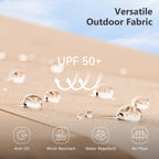 Parasol de patio double face MAISON ARTS de 13 pieds extra large avec manivelle