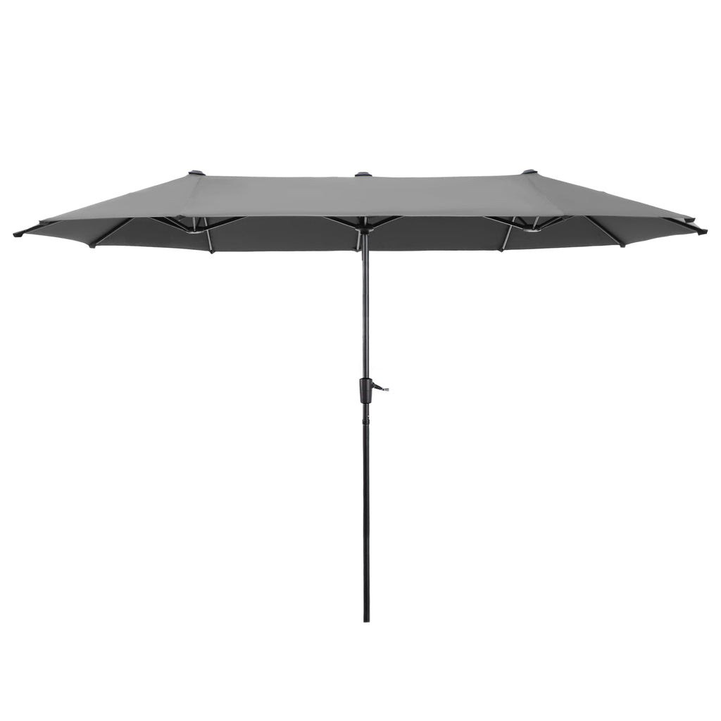Parasol de patio double face MAISON ARTS de 13 pieds extra large avec manivelle