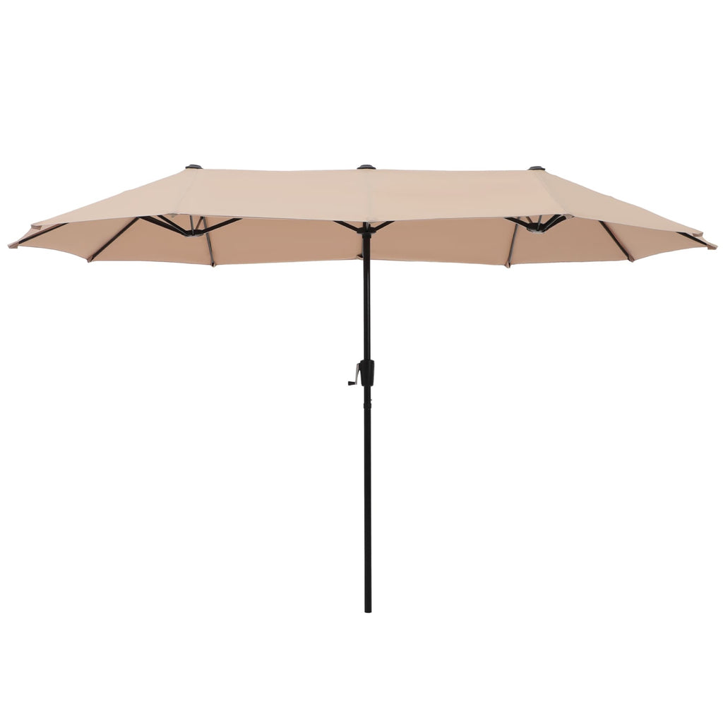 Parasol de patio double face MAISON ARTS de 13 pieds extra large avec manivelle