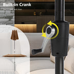 Parasol de patio double face MAISON ARTS de 13 pieds extra large avec manivelle