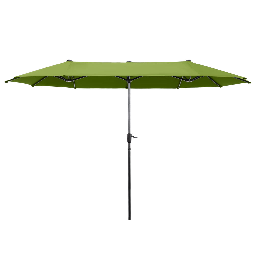 Parasol de patio double face MAISON ARTS de 13 pieds extra large avec manivelle