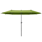 Parasol de patio double face MAISON ARTS de 13 pieds extra large avec manivelle