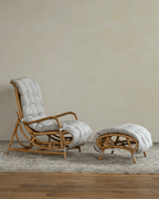 Chaise longue en rotin Nalgae