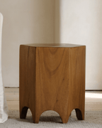 Table d'appoint hexagonale
