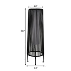 Lot de 2 lampadaires solaires d'extérieur