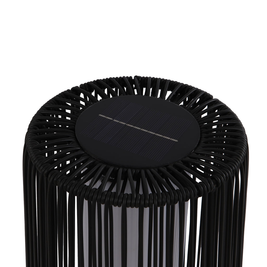 Lot de 2 lampadaires solaires d'extérieur