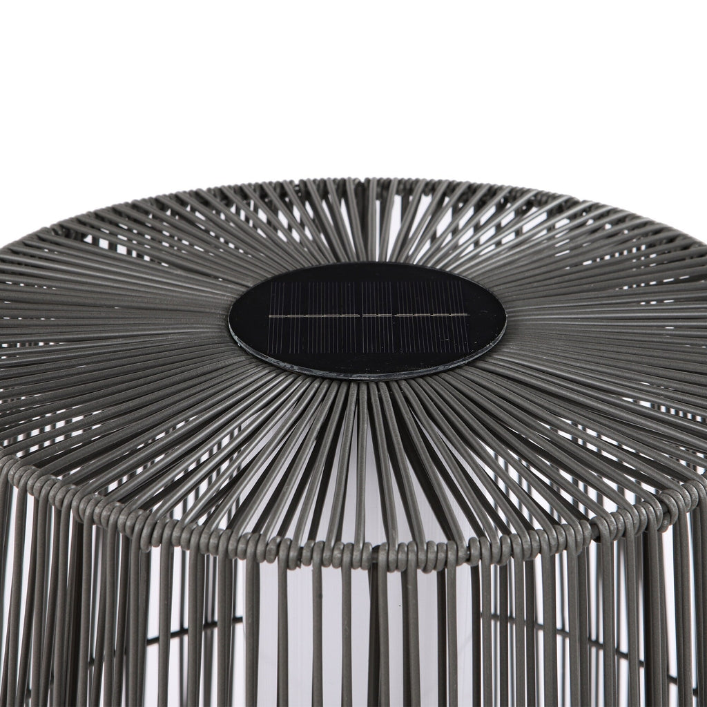 Lot de 2 lampadaires solaires d'extérieur