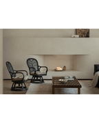 Chaise pivotante en rotin Ray Mini