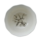 Service de table 16 pièces en porcelaine 222 Fifth Adelaide avec assiettes rondes, bols et tasses, blanc antique