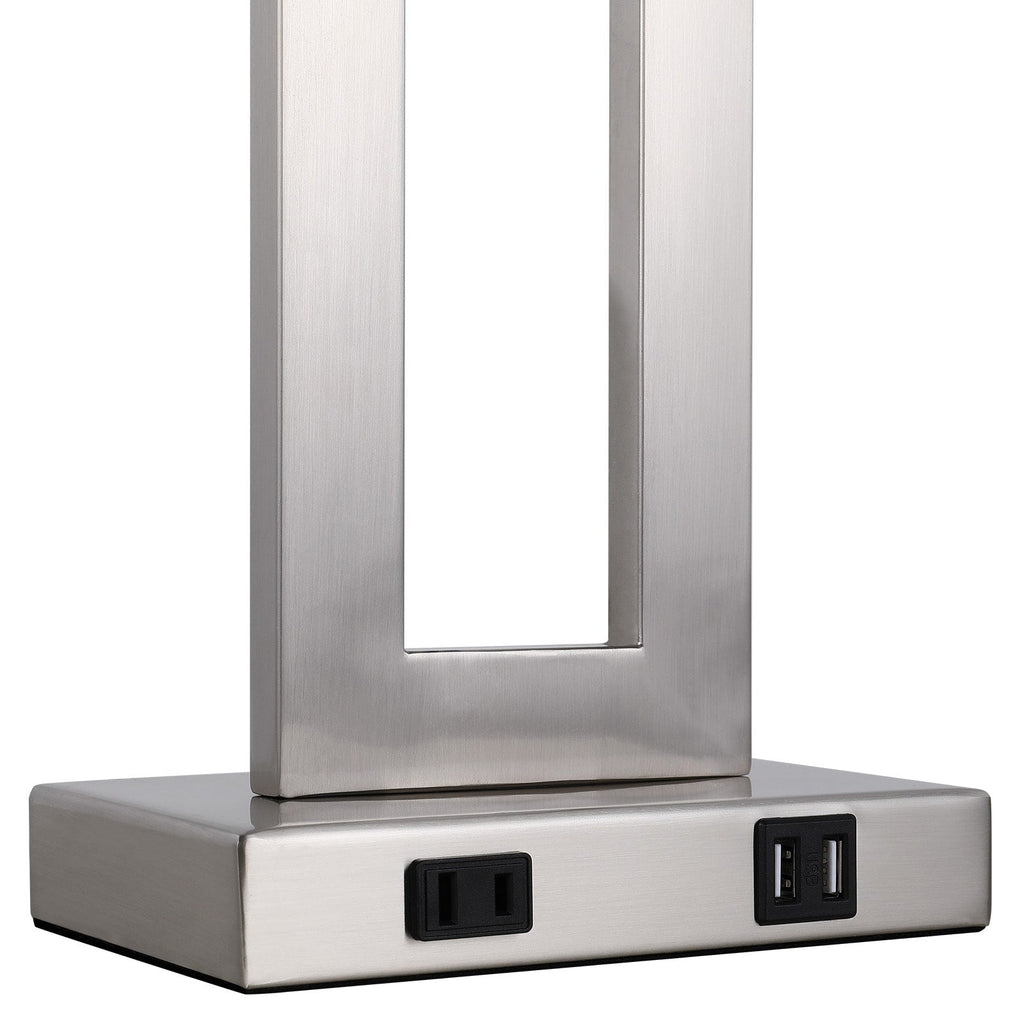 Ensemble de 22 lampes de table USB grises à commande tactile