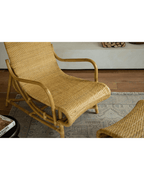 Chaise longue en rotin Nalgae