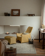 Chaise longue en rotin Slide