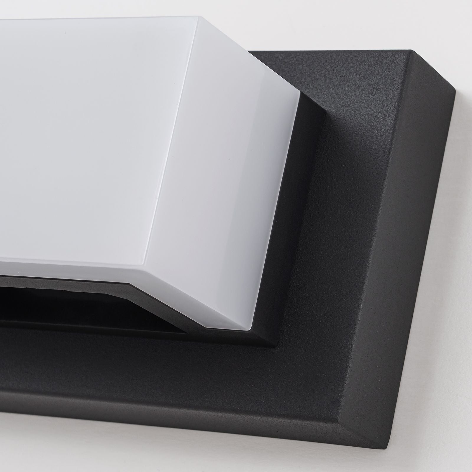 Applique murale LED moderne à intensité variable, 3, 4 ou 5 lampes, noir mat, pour salle de bain