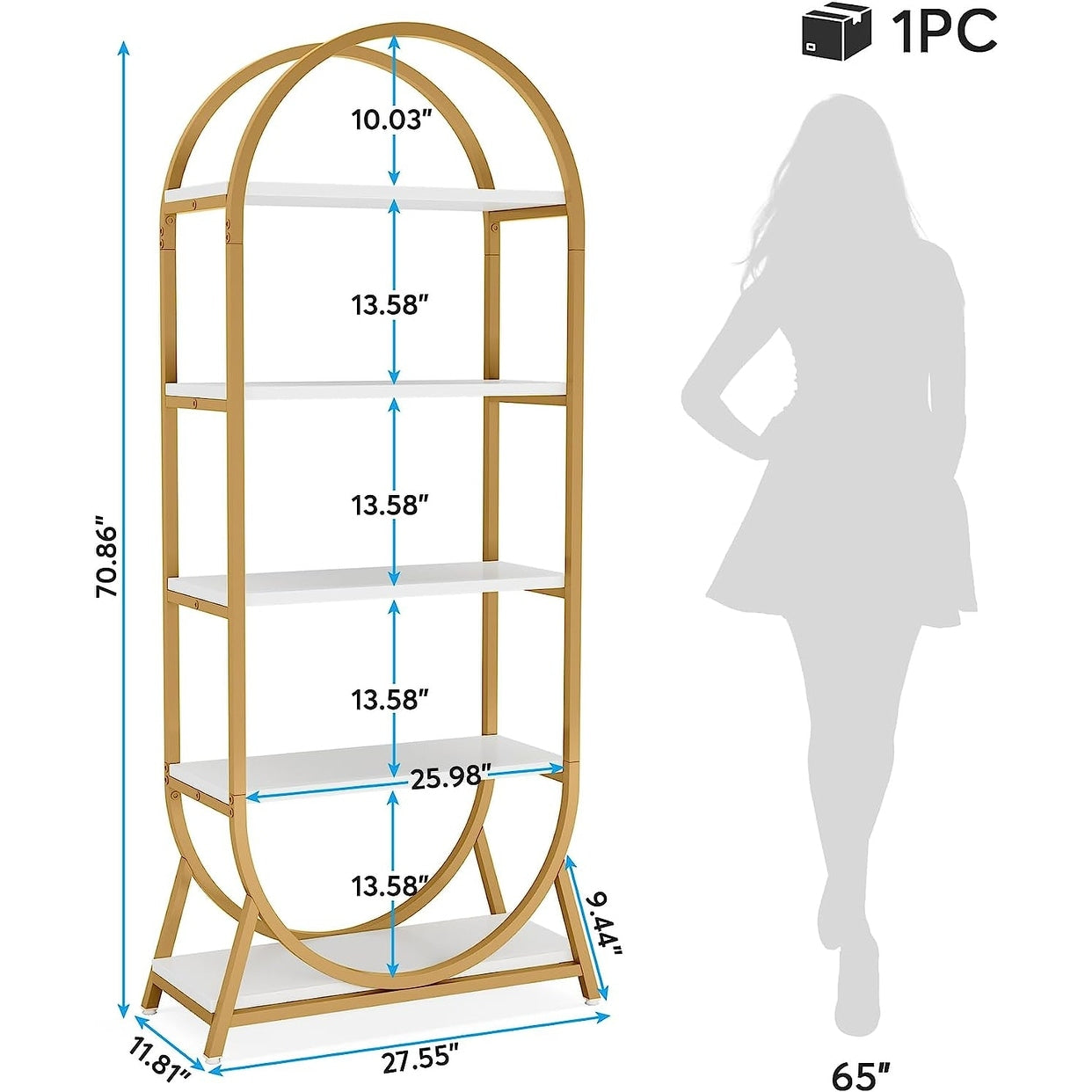 Bibliothèque ouverte, étagères de rangement industrielles avec cadre en métal