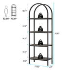 Bibliothèque ouverte, étagères de rangement industrielles avec cadre en métal