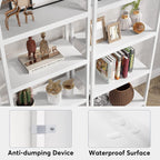 Bibliothèque ouverte, étagères de rangement industrielles avec cadre en métal