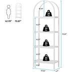 Bibliothèque ouverte, étagères de rangement industrielles avec cadre en métal
