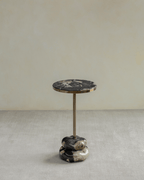 Table d'appoint en bois pétrifié Lolli