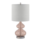 Lampe de table en verre courbé Ellipse, lot de 2