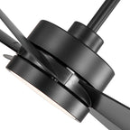 Ventilateur de plafond LED Breezary 65/52/42 à 5 pales avec kit d'éclairage et télécommande