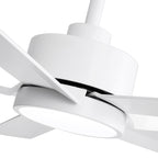 Ventilateur de plafond LED Breezary 65/52/42 à 5 pales avec kit d'éclairage et télécommande