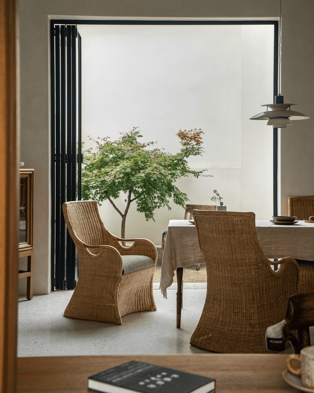 Chaise en rotin Ballerin
