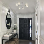 Plafonnier semi-encastré moderne en métal Sputnik de 60 cm (23,62 po)