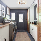 Plafonnier semi-encastré moderne en métal Sputnik de 60 cm (23,62 po)