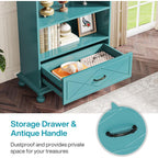 Bibliothèque à 6 étagères avec tiroir 71 pour salon