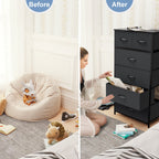 Commode verticale à 6 tiroirs de Crestlive Products