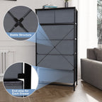 Commode verticale à 6 tiroirs de Crestlive Products