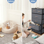 Commode verticale à 6 tiroirs de Crestlive Products